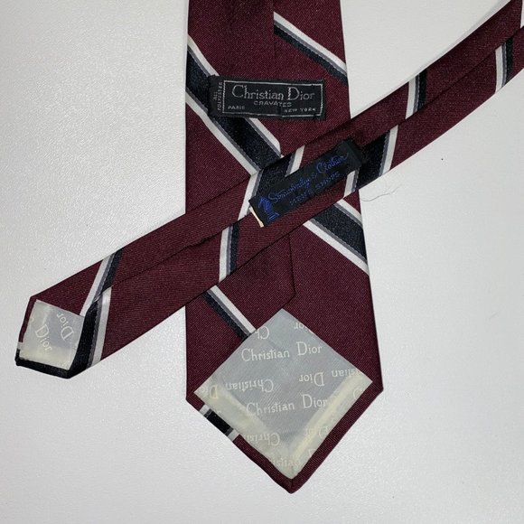 VINTAGE CHRISTIAN DIOR Tie - Picture 3 of 4